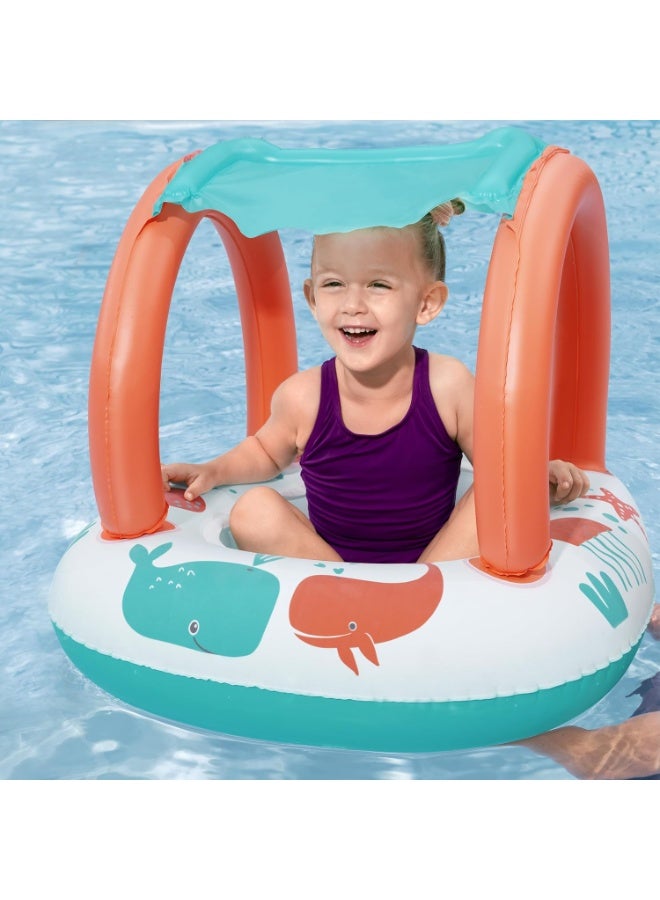 Bestway Comfortable, Shaded Plush Baby Boat 84x67cm - Image 2