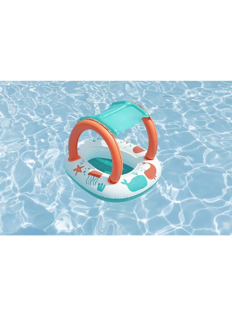 Bestway Comfortable, Shaded Plush Baby Boat 84x67cm - Image 5