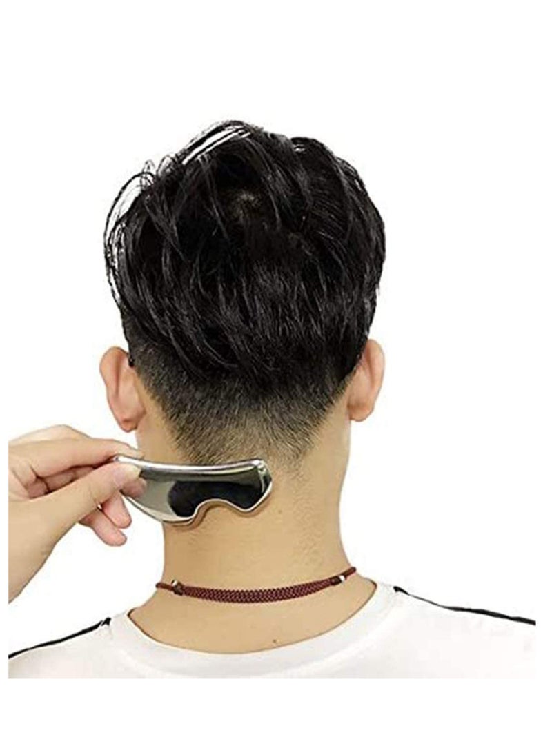 SOLARAE Gua Sha Scraping Massage Tools - Stainless Steel Gua Sha Massage Tool | Massage Physical Therapy Steel Tools for Myofascial Physical Therapy Soft Tissue Back, Legs, Arms, Neck, Shoulder - Image 5