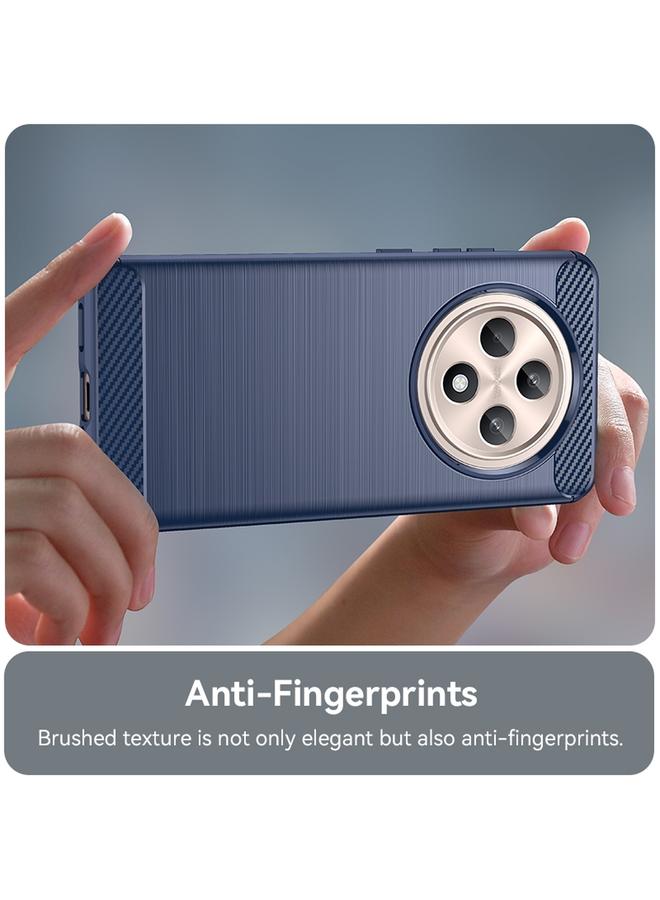 S-TOP Case For OPPO Reno12 F 5G Carbon Fiber Brushed Texture TPU Phone Case - Image 5