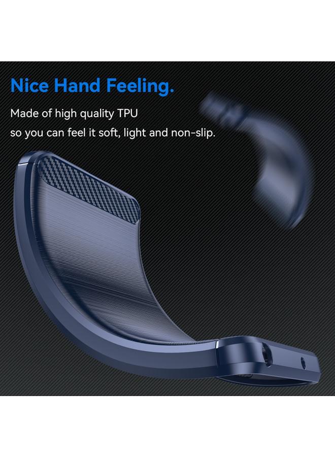 S-TOP Case For OPPO Reno12 F 5G Carbon Fiber Brushed Texture TPU Phone Case - Image 4