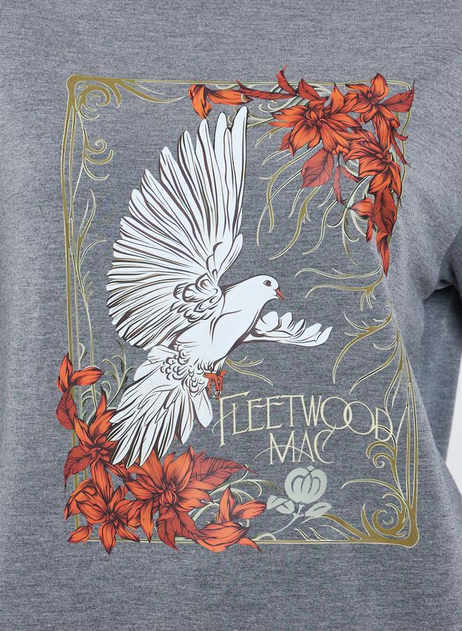 Take Two Grey Fleetwood Graphic Round Neck T-Shirt - Image 3