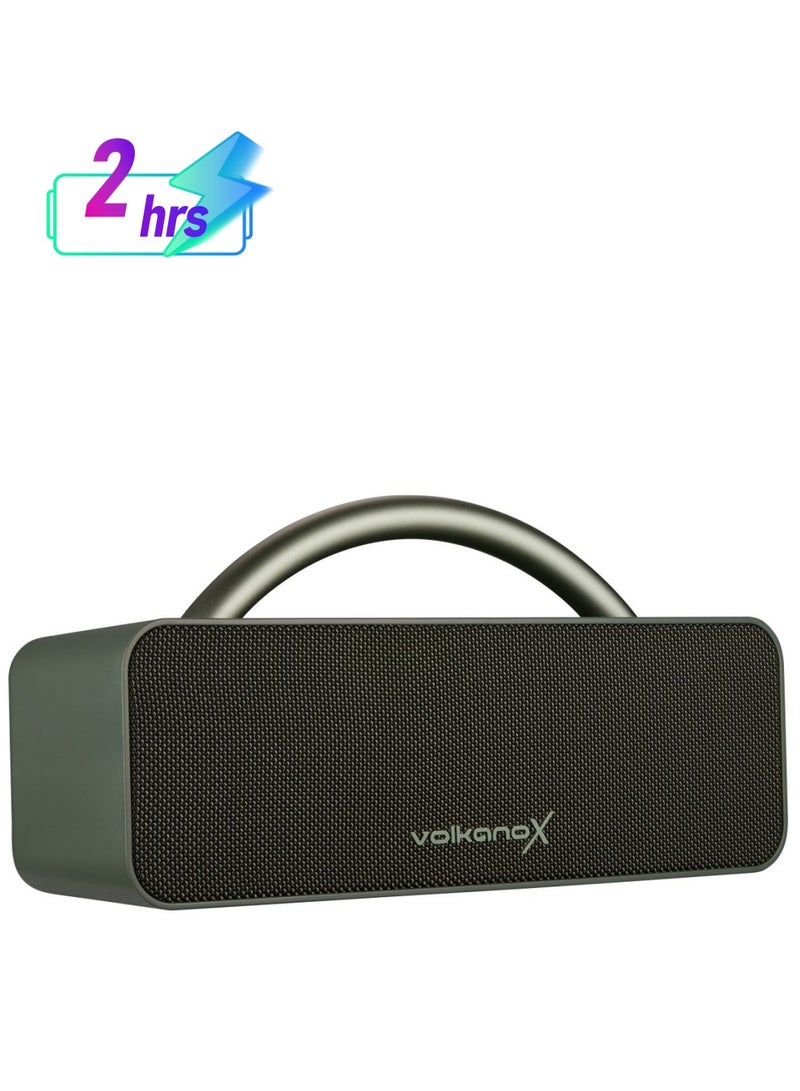 فولكانو مكبر صوت بلوتوث محمول Volkano X VXS200 - أخضر - Image 1