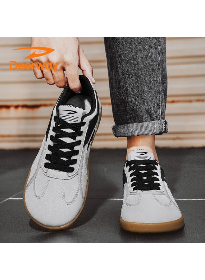 Deerway Men's Shoes  Autumn Winter Trendy Sneakers Korean Style Casual Flat Sports Shoes Fashion Gray Size 42 - Image 3