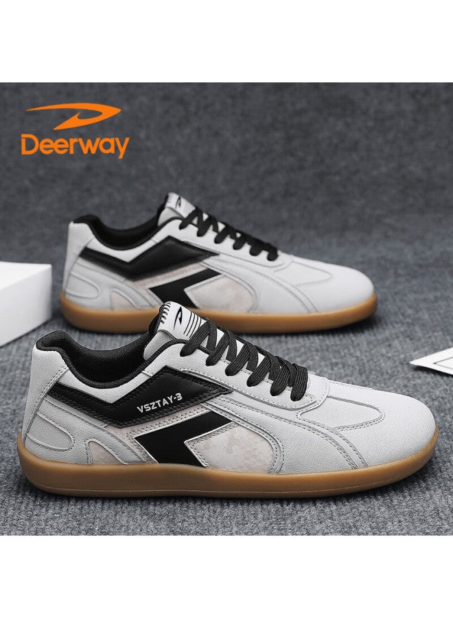 Deerway Men's Shoes  Autumn Winter Trendy Sneakers Korean Style Casual Flat Sports Shoes Fashion Gray Size 42 - Image 1