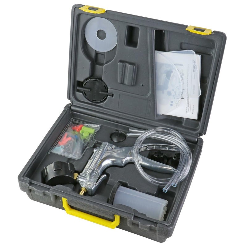 Mityvac MV8500 Silverline Elite Automotive Brake/Clutch Bleeding, Diesel Fuel Priming and Vacuum/Pressure Testing Kit, Ergonomic Design, Zinc-aluminum Die Cast, MV8510 Pump, 4.5oz Fluid Reservoir - Image 2