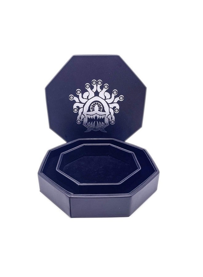 Norse Foundry Rant - D&D Dice Tray Of Holding By Norse Foundry, 8” Octagon Shape Dice Rolling Tray For Dice Games Like Rpg And Dnd, Dice Box Storage, Removable Top Lid - Soft Padded Inner Lining - Image 1