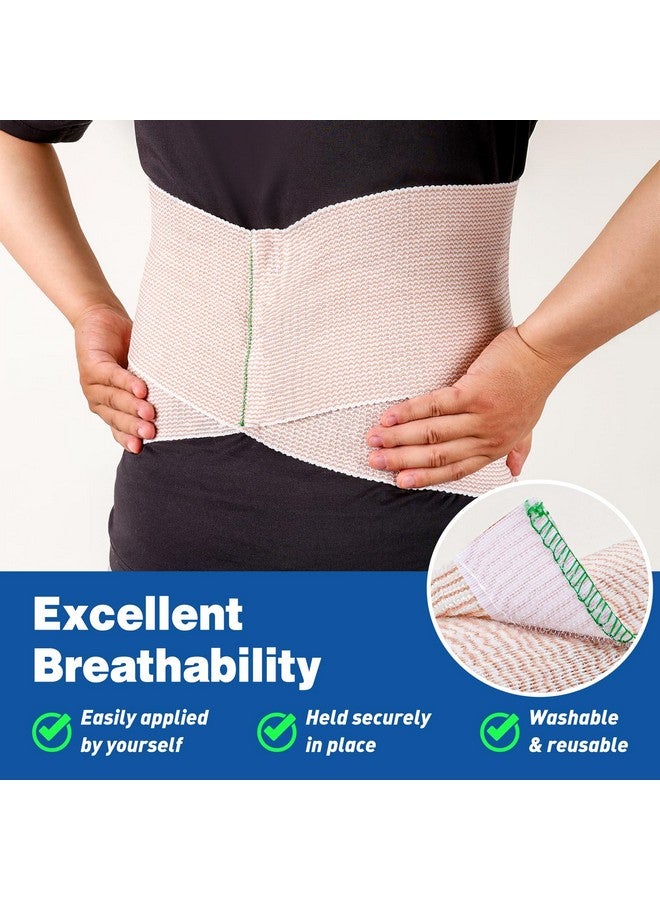 أزين ضمادات AZEN Premium المرنة، عبوة من 5 قطع، بطول 6 بوصات، ضمادة ضاغطة للساقين والكاحل والركبة والبطن والجسم، خالية من اللاتكس، لعلاج الوذمة اللمفية للساقين - Image 4