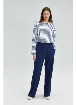 Touche Prive Ribbed Crepe Trousers  - Image 1