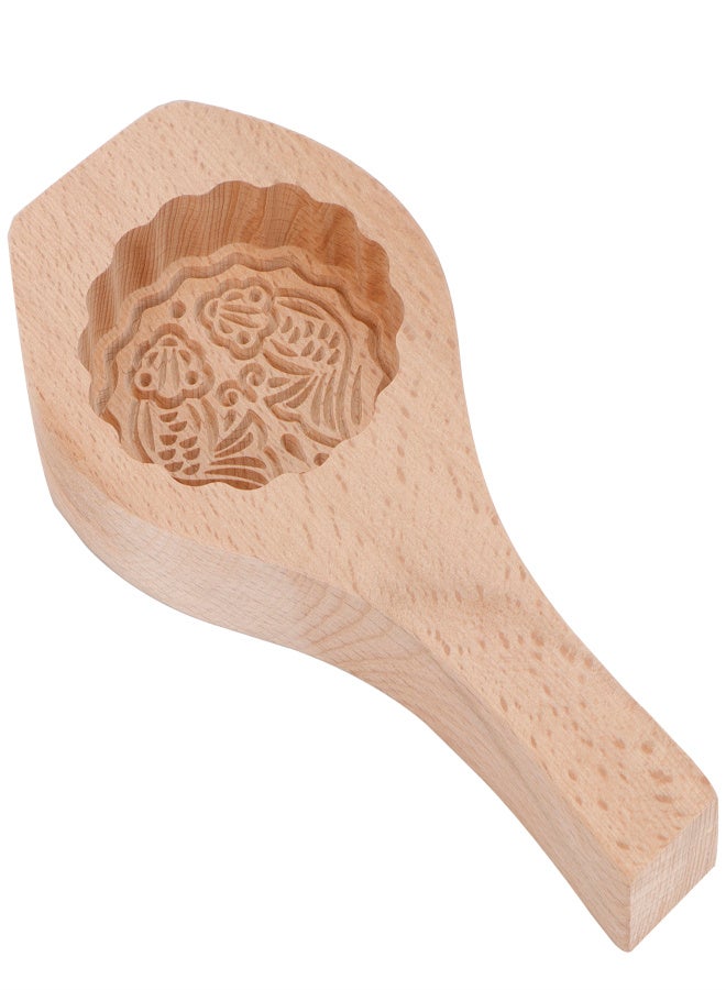 Wood Mooncake Mold DIY Cookies Fondant Cake Baking Mold Kitchen Decoration ToolsMoon Fish - Image 5