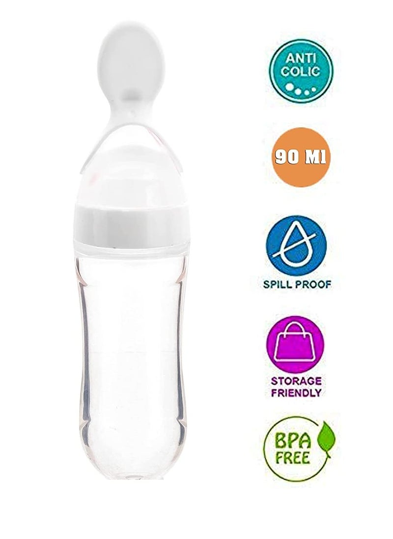 Lappu Baby Feeding Set ,Feeding Kit Needs Items All in One 1-Food Feeder 1 Color Changing Temper Heat Sensor Spoon and 1- Food Fruit Nibbler Pacifier (Combo Pack) (Multicolor13) - Image 2
