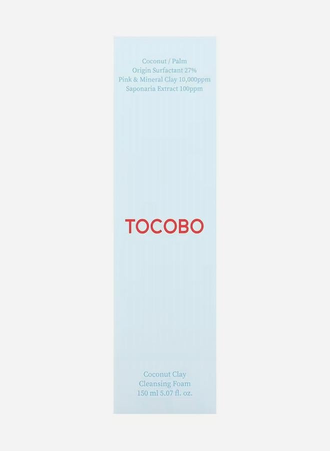 Tocobo Coconut Clay Facial Cleansing Foam, 150ml - Image 2