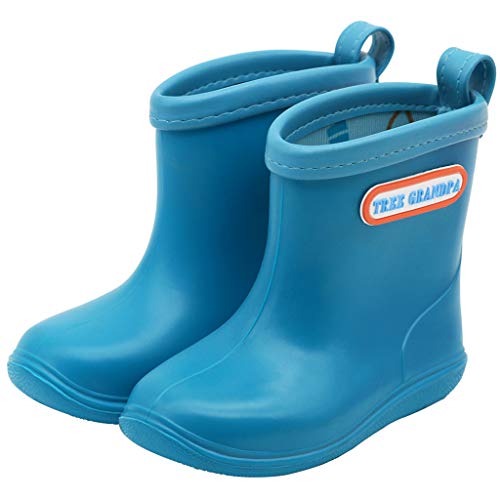 Sayyea Toddler Rain Boots Baby Rain Boots Short rain Boots for Toddler Easy-on Lightweight and Waterproof - Image 1