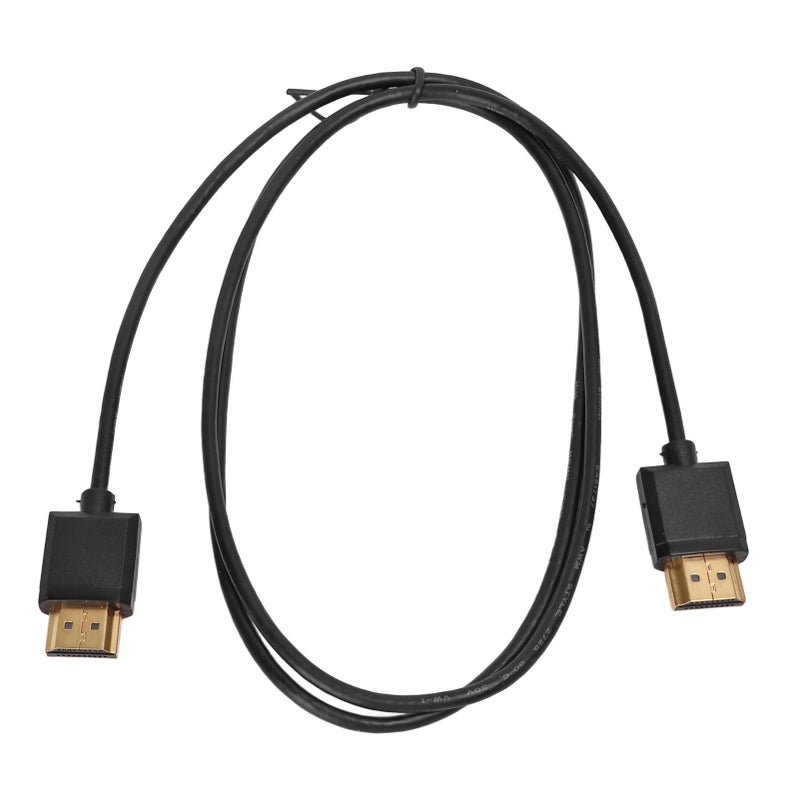 كابل واجهة متعددة الوسائط HD النوع A 2.0 من أنثى إلى أنثى، يدعم 4K 2K بتردد 60 هرتز و 1080P و 18 جيجابت في الثانية، مناسب لأجهزة IOS و سامسونج QLED و سوني Z9G و إل جي، طوله 1 متر/39.4 بوصة - Image 1