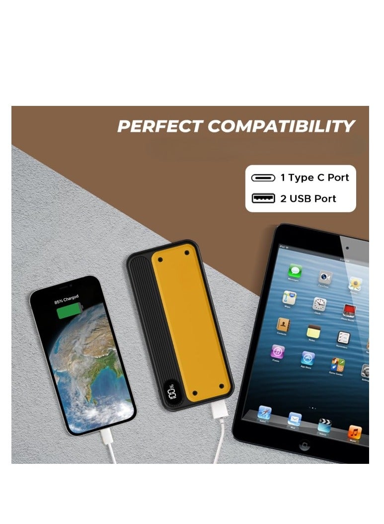 mpBLBERRI بنك طاقة بسعة 10,000 مللي أمبير مزدوج USB و Type-c | mpBLBERRI BLB-P703 - Image 4