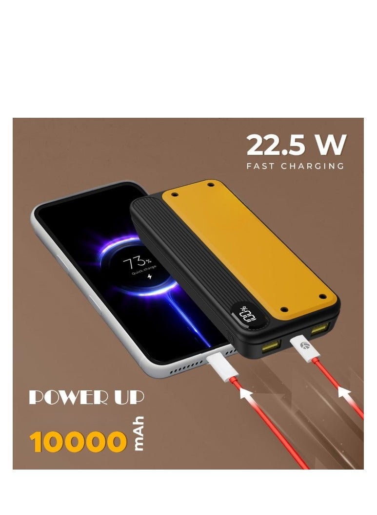 mpBLBERRI بنك طاقة بسعة 10,000 مللي أمبير مزدوج USB و Type-c | mpBLBERRI BLB-P703 - Image 5
