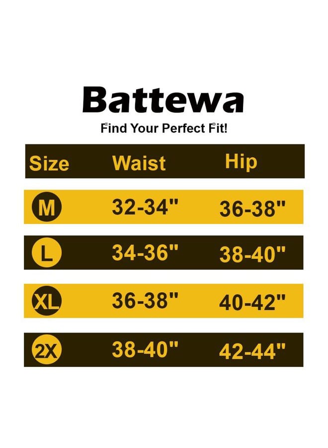 BATTEWA Full Coverage Incontinence Underwear for Men Overnight Leak Proof Boxer Briefs Protective Panties for Male Bladder Control Absorbency 100ml, 3Pack (XL, Black) - Image 4
