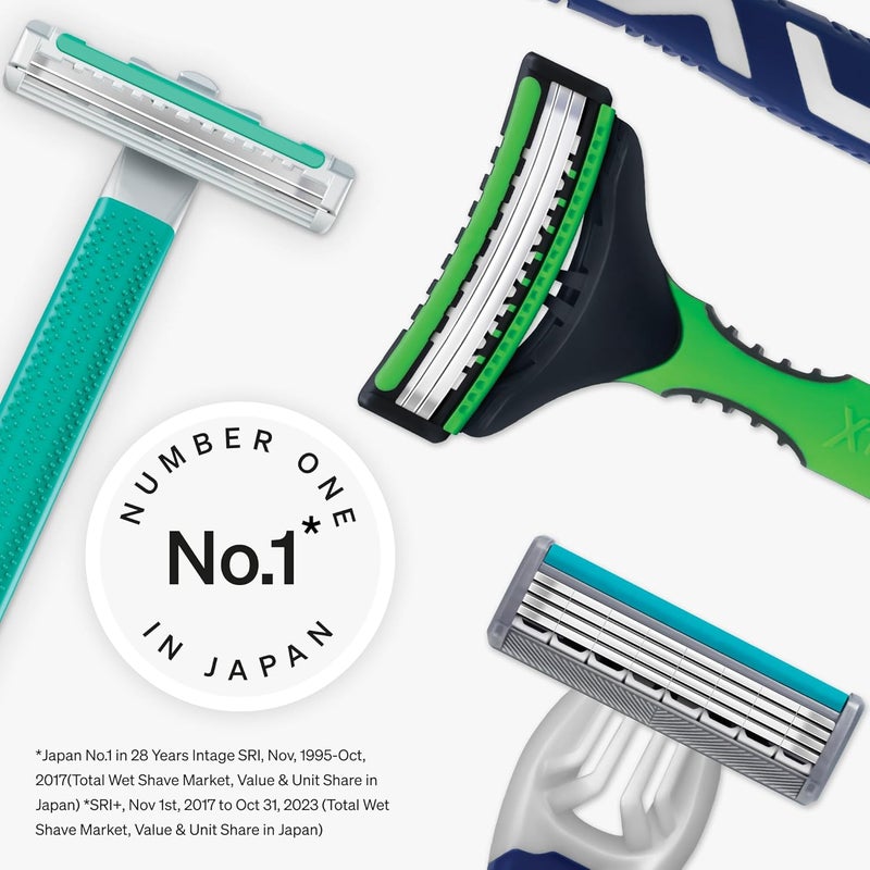 schick شيفك إكستريم 3 حساسية شفرات ثلاثية للاستخدام مرة واحدة للرجال مع الألوة فيرا - 10 قطع - Image 2