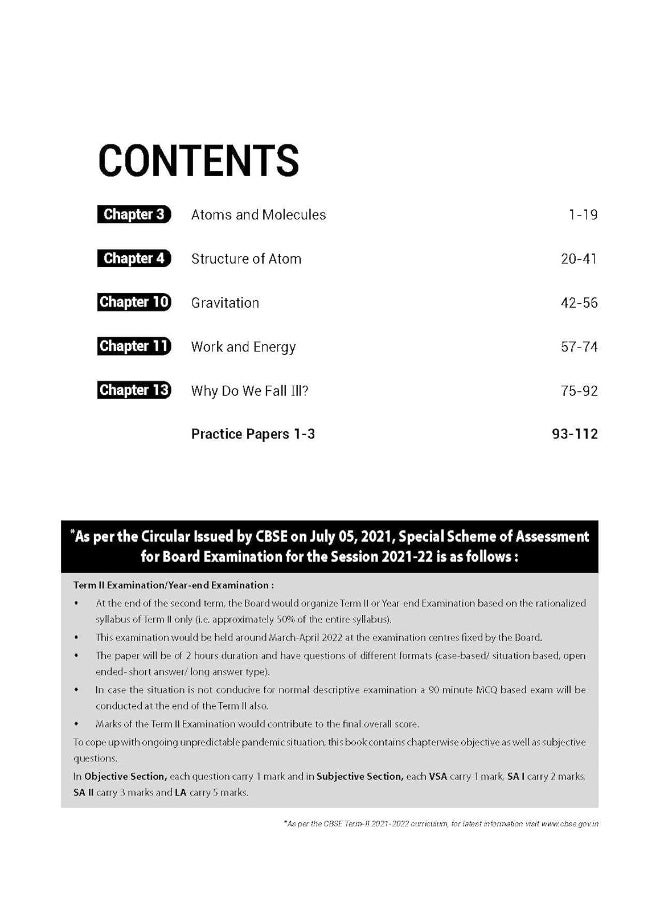 MTG 100 Percent Exam Ready Science Term 2 Class 9 Book for CBSE Board Exam 2022 - MCQs, Case Based, Short / Long Answer type Questions, Practice Papers with Detailed Solutions  - Image 2