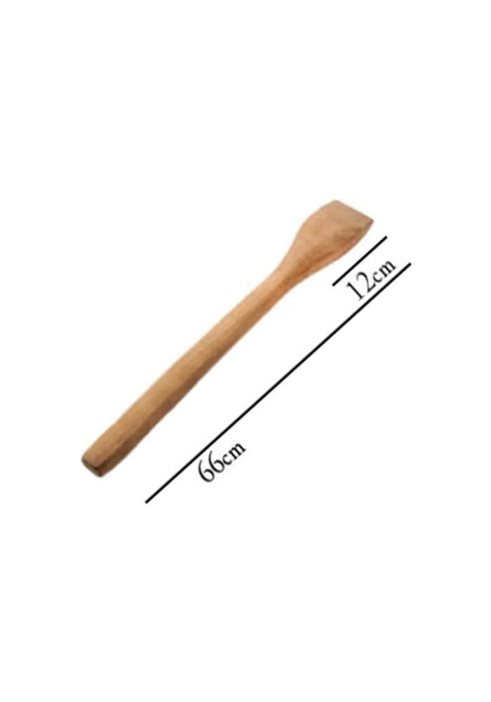 Authentic Wooden Cooking Tool - Durable & Sturdy Puree Whisk - Handmade Porridge Spoon 66cm Long - Image 3