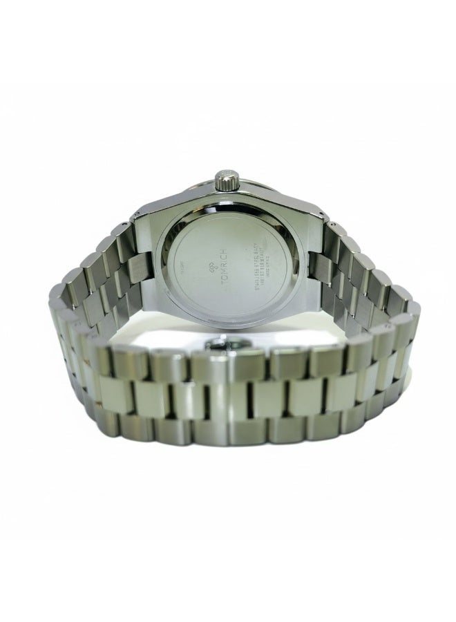 TOMRICH Imperial Men’s Luxury Analog Watch Stainless Steel Strap White Dial Quartz Wrist Watch - Image 3