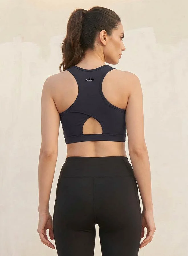 Splash Active Grey Women 2-Way Stretch Sports Bra for Women | Best Price UAE