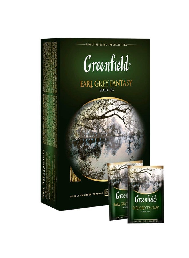 Greenfield Tea, Earl Grey Fantasy, 100 Count - Image 1