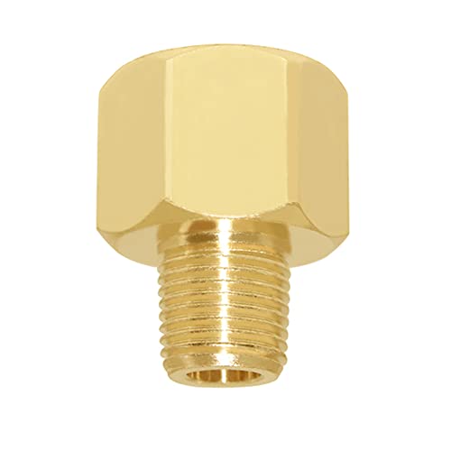 Joywayus 1/2" NPT Thread Female × 3/8" NPT Thread Male Brass Pipe Fitting Adapter - Image 4
