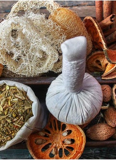 LA PERLA TECH  Thai Herbal Compress Ball Natural Herbs Aroma Massage Spa Product 200g  - Image 1