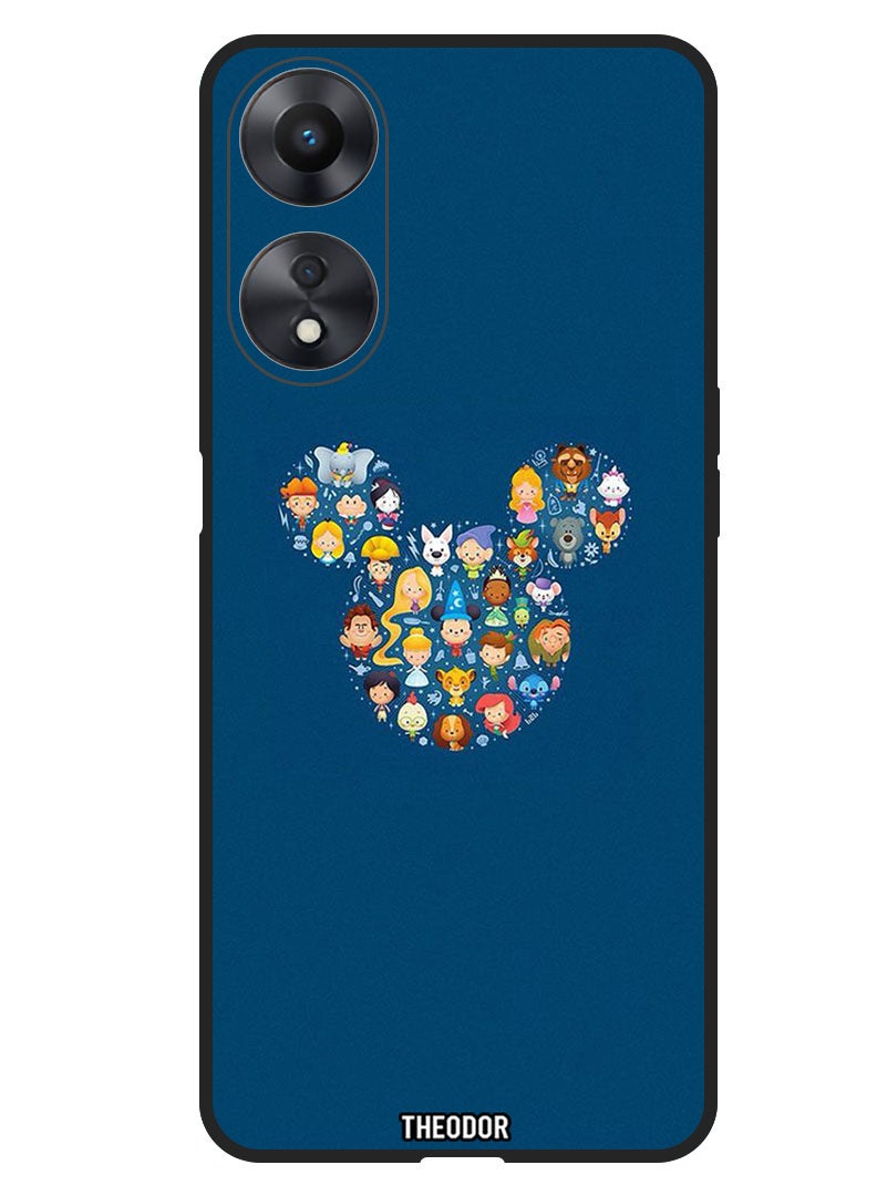 Theodor Protective Case Anti Scratch Shock Proof Bumper Cover For Oppo A1 5G Mickey Face - Image 1
