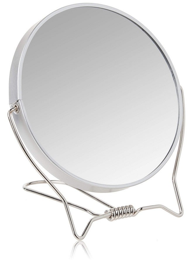 قودي  مرآة مكياج جودي ثنائية الجوانب مع حامل - تكبير مزدوج 1X و3X - مرآة زينة مكبرة خفيفة الوزن وقابلة للحمل على سطح الطاولة - Image 1