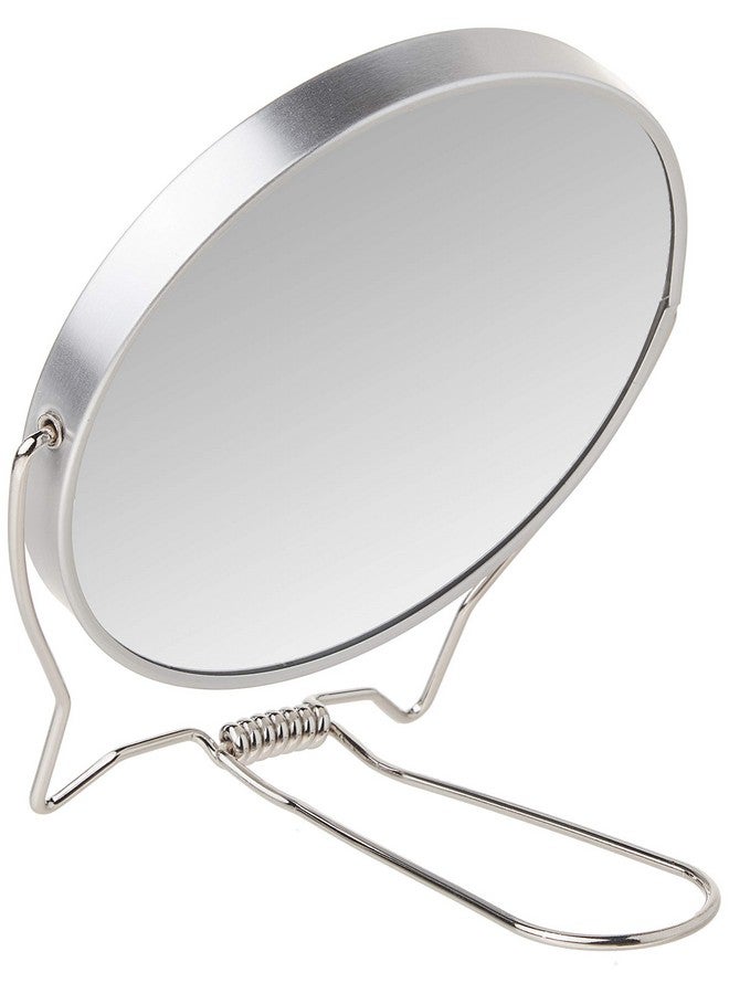 قودي  مرآة مكياج جودي ثنائية الجوانب مع حامل - تكبير مزدوج 1X و3X - مرآة زينة مكبرة خفيفة الوزن وقابلة للحمل على سطح الطاولة - Image 2