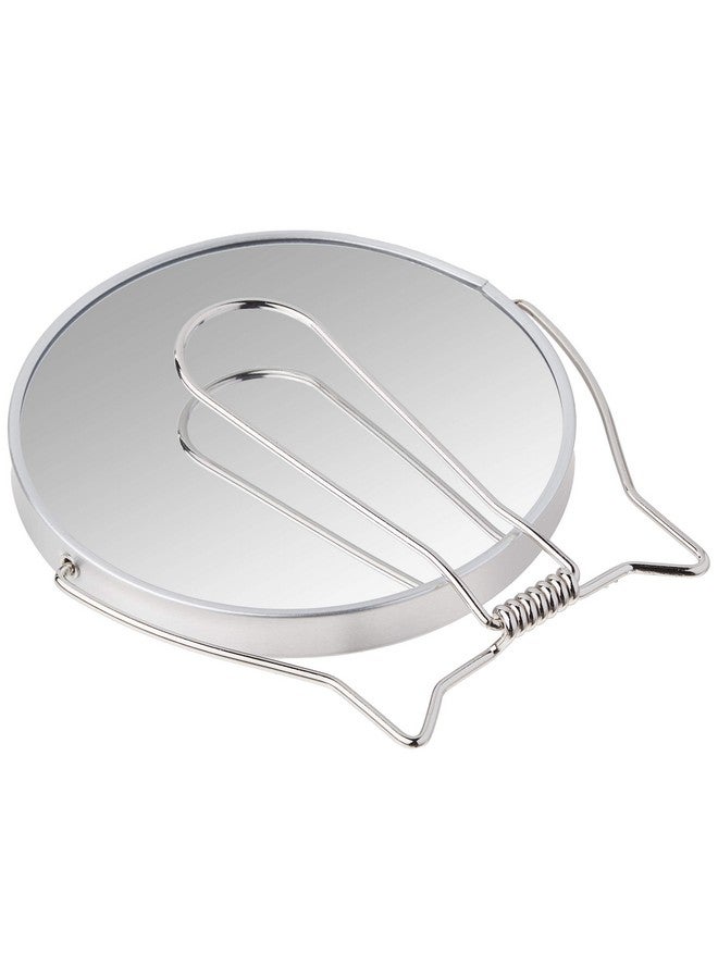 قودي  مرآة مكياج جودي ثنائية الجوانب مع حامل - تكبير مزدوج 1X و3X - مرآة زينة مكبرة خفيفة الوزن وقابلة للحمل على سطح الطاولة - Image 3