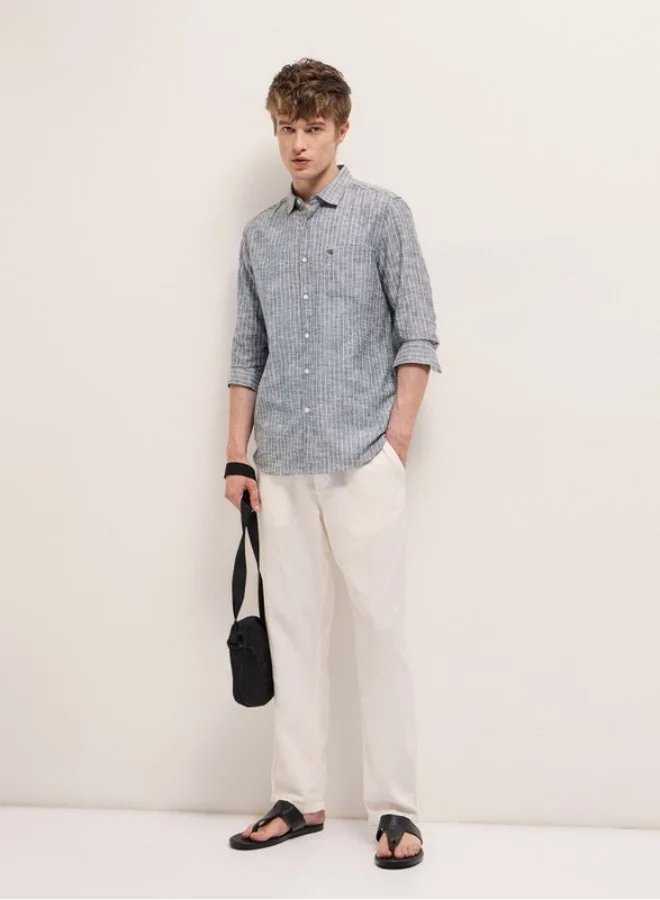 THE BEAR HOUSE Men's Shirt for Casual and Formal Wear | Classic Button-Down Style for Office, Daily Use, Travel, Events & All-Season Outfits | Versatile & Stylish Wardrobe Essential for Every Occasion