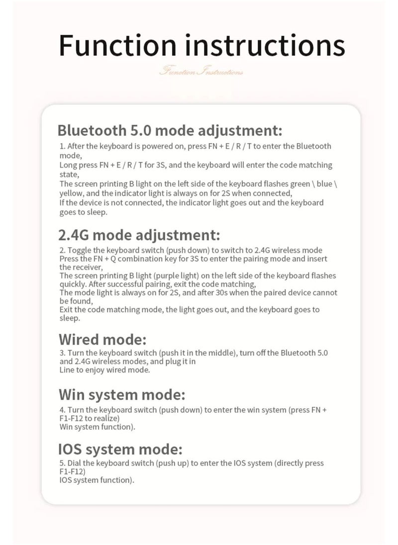 لانغتو - Outemu اللغة إل 10 لوحة مفاتيح ميكانيكية 69 مفتاحًا PBT Keycaps ثلاثي الوضع بلوتوث 5.0 + 2.4G لاسلكي + نوع سي برمجة ماكرو سلكية مخصصة التبديل الميكانيكية ل - البرتقالي COD - Image 1