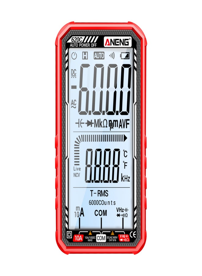 ANENG 620C Digital Multimeter 6000 Counts Transistor Testers True RMS Auto Electrical Capacitance Meter AC/DC Ammeter Voltmeter - Image 1