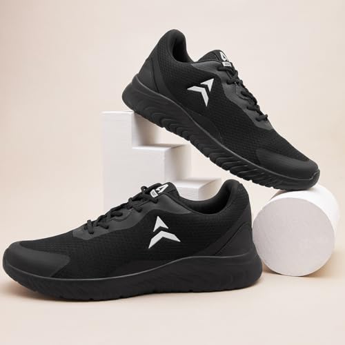 AVANT Men's Trigger Sports Shoes Cushioned Athletic Shoes with Bouncy Eva Outsoles & Laces Black, 10 UK - Image 2