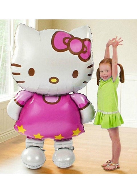 2  Large Ballon 3D Cat Design 70"/114cm Aluminum Foil Balloon for Birthday Party Decoration