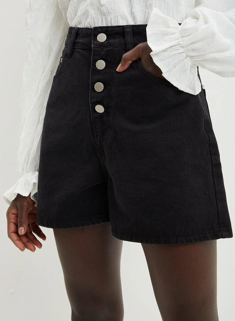 DOROTHY PERKINS Button Detail Denim Shorts
