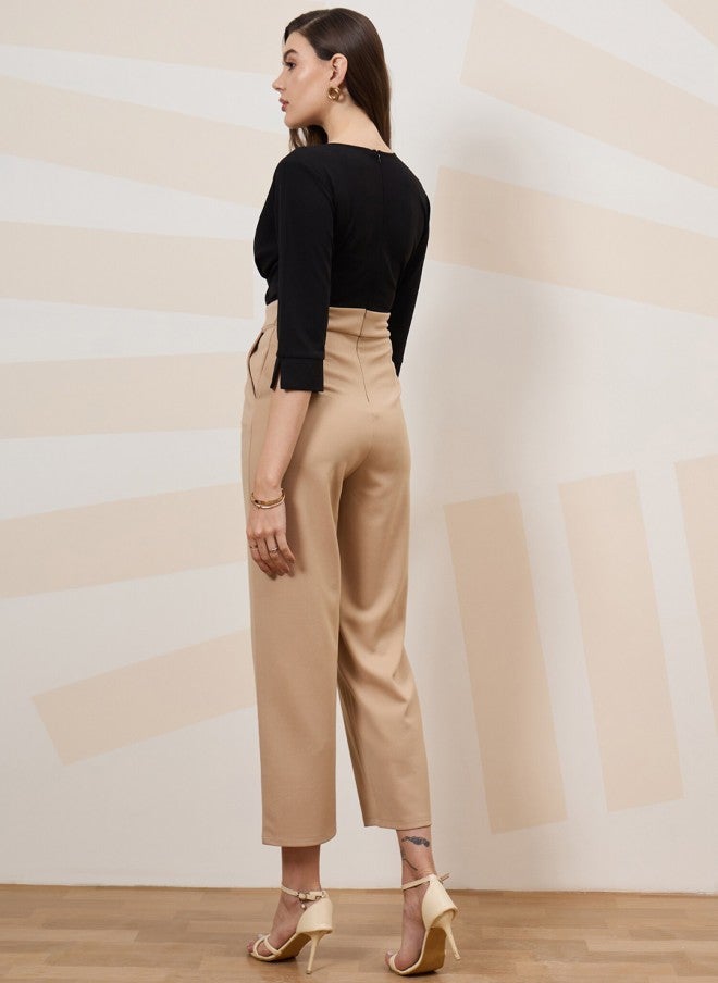 Athena Colourblocked Basic Jumpsuit for Women - Image 4
