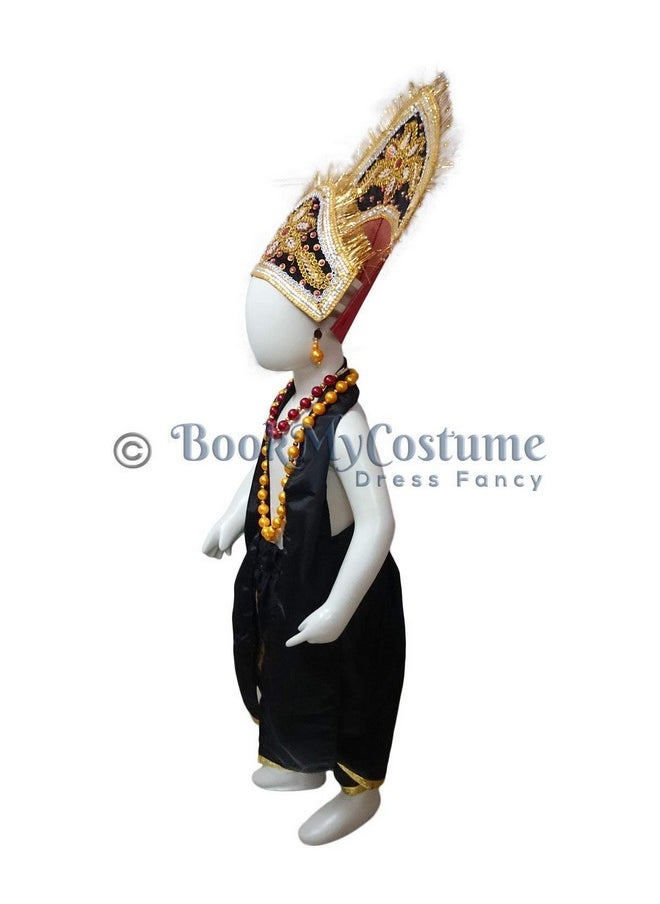 BookMyCostume BookMyCostume Ravana Ramayana Ramlila Kids & Adults Fancy Dress Costume 3-4 years  - Image 4