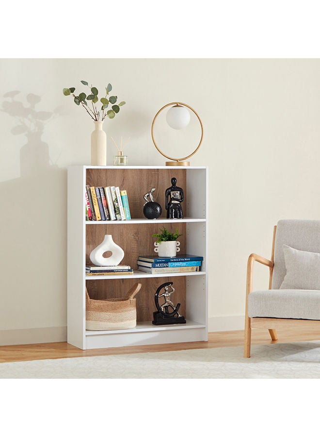 Home Box Alford Avian 3-Tier Bookcase 80 x 106 x 28 cm - Image 1