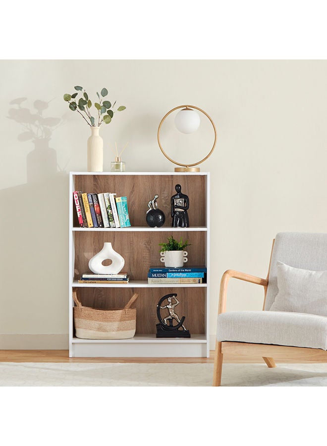 Home Box Alford Avian 3-Tier Bookcase 80 x 106 x 28 cm - Image 2