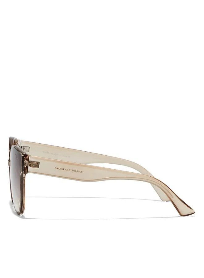 بلاك أوت نظارات شمسية مستديرة بإطار كامل بلاك آوت سيرين