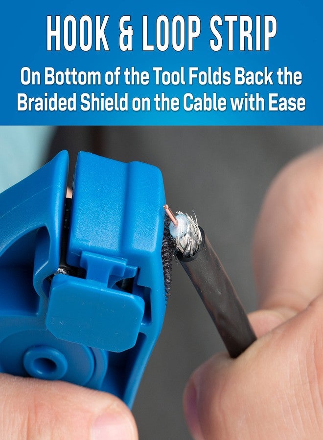 Jonard Tools UST-125 COAX Stripping Tool for RG59, RG6, N48, RG7, RG11 Cables with Cable Stop - Image 5