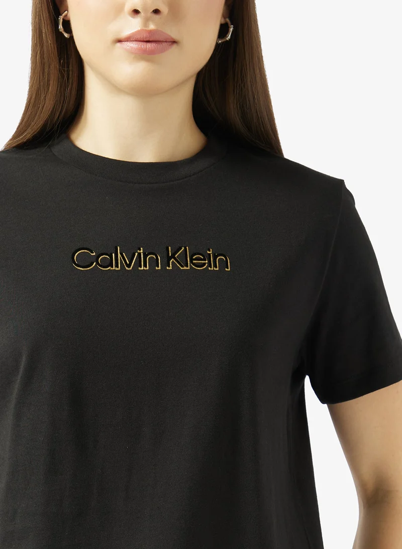 Calvin Klein Jeans  Graphic Crew Neck T-Shirt for Women | Best Price UAE