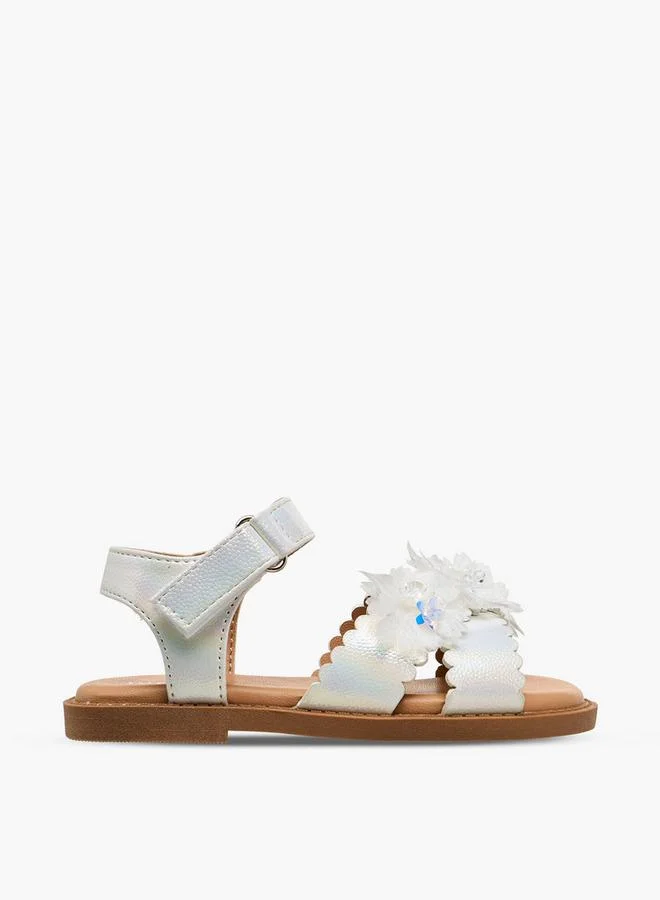 JUNIORS Girls Hook and Loop Sandals