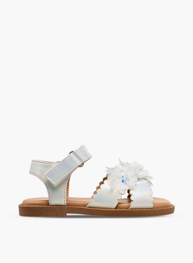JUNIORS Girls Hook and Loop Sandals - Image 2