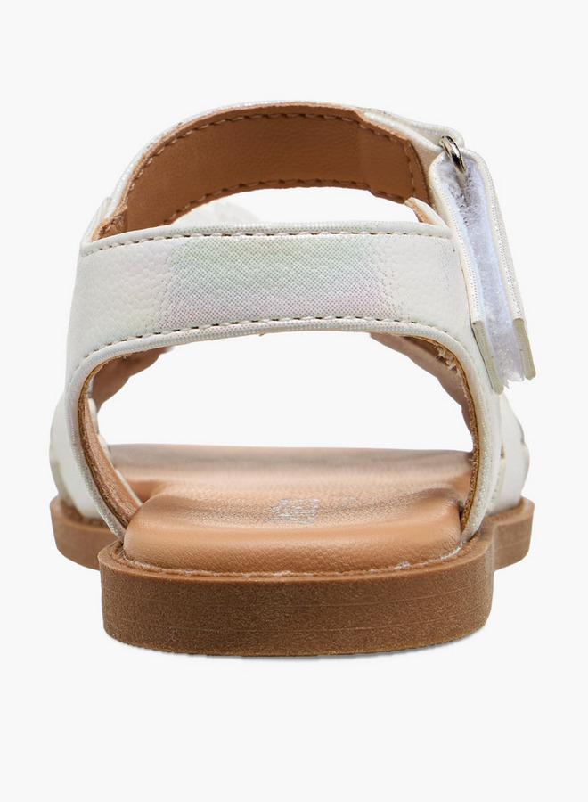 JUNIORS Girls Hook and Loop Sandals - Image 4