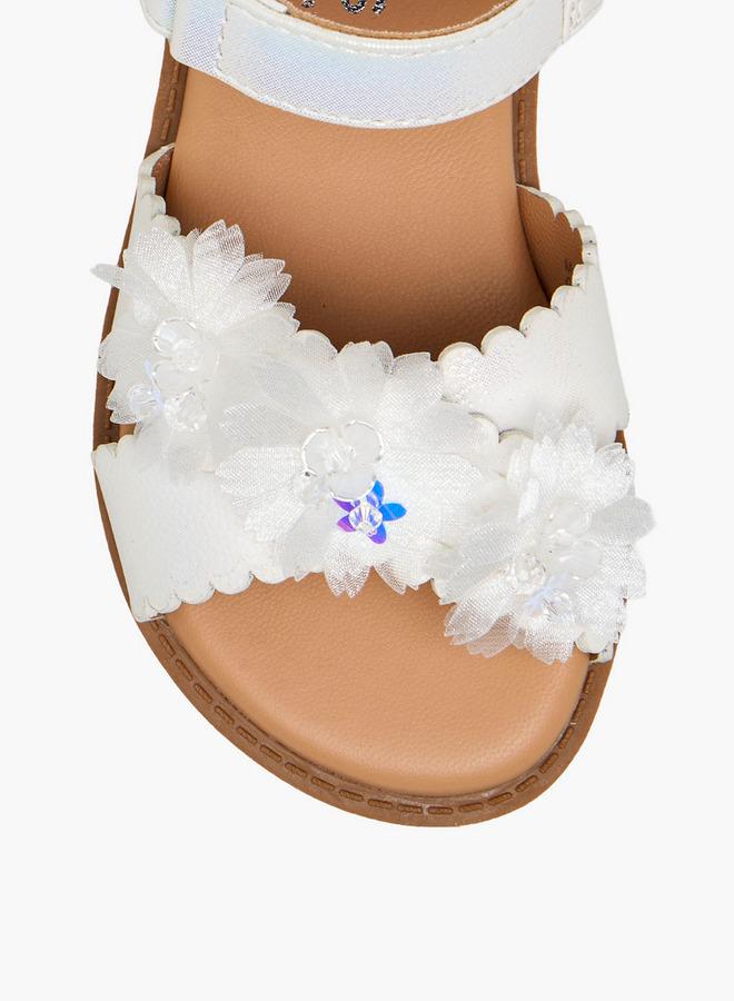 JUNIORS Girls Hook and Loop Sandals - Image 3